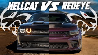 CAN'T BELIEVE THIS WON!! - Challenger Hellcat Widebody Vs Charger Hellcat Redeye