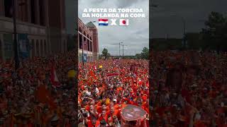 🇳🇱 POROPOPÓ? SE LIGA NA FESTA da Holanda em Dallas.A Seleção Holandesa estreia hoje na Copa do Mundo