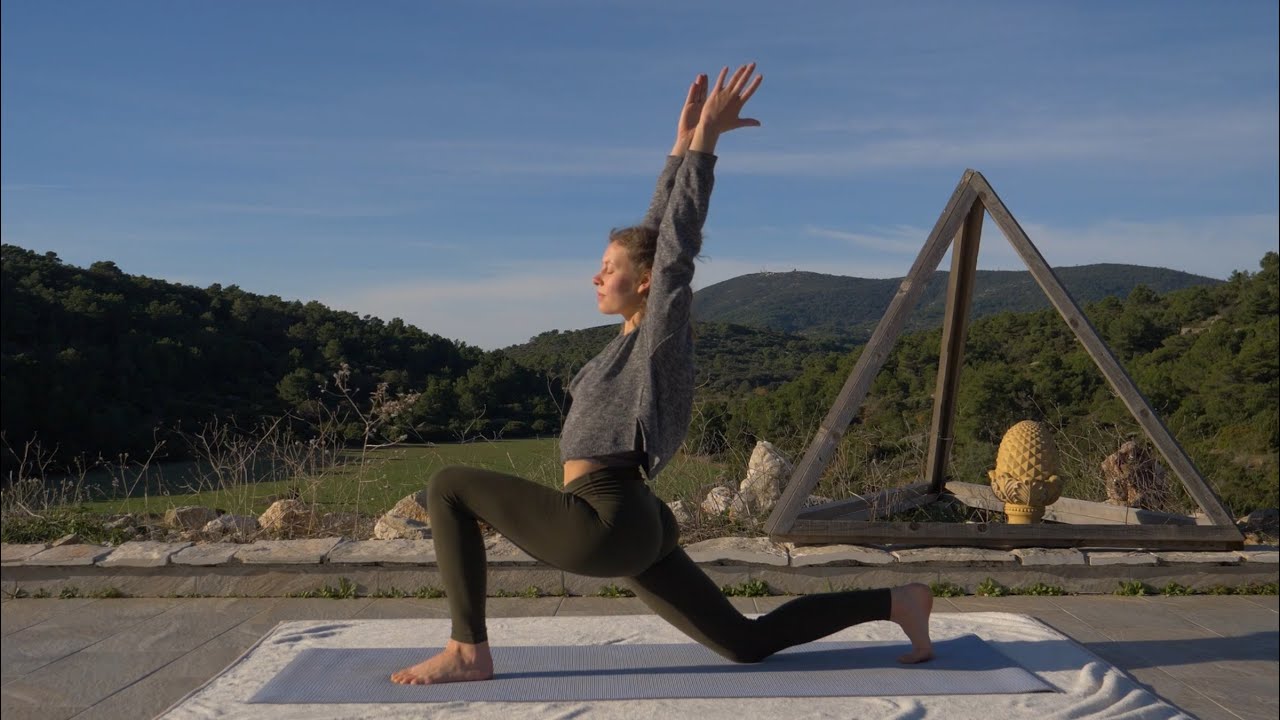 Full Body Vinyasa Yoga flow 50 min I intermediate asana practice with ...