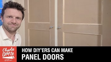 How to Make Panel Doors with Basic Tools! Video 1/6