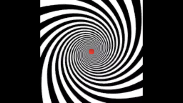 mira el punto rojo   sin pestañar y después mira a tu alrededor y verás tus paredes moviéndose
