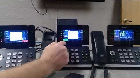 Blind and Attended Transferring w/ 3 way conference call, Yealink SIP T54W w/ 3CX V16