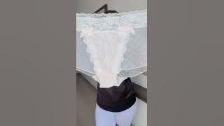 Review Celana Dalam Renda Transparan Putih yang Super Elegan & Sexy!