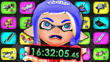 I Tried to Win with ALL 130 Weapons in Splatoon 3