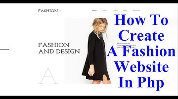 Fashion Website | PHP Projects with Source Code Free Download