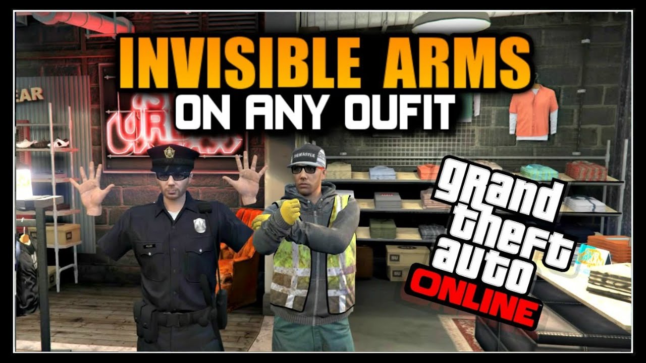 GTA 5 Online How to get 'INVISIBLE ARMS ON ANY OUTFIT' *After Patch 1