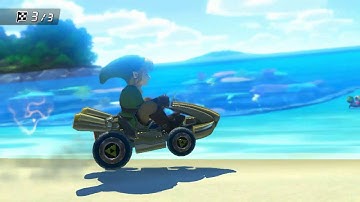 MK8: Red shell dodge! (with no items!)