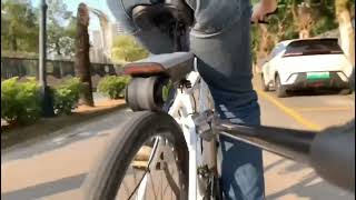 Convert your mountain bike into an electric assisted one - P.wheel booster #cycling #diyebicycle