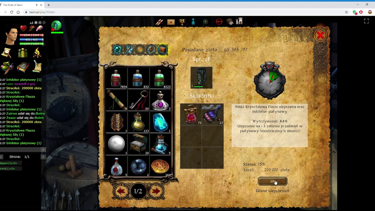 Taern - Ziraki naprawa + ulepszenie