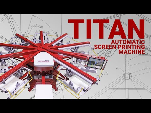 Anatol Titan automatic screen printing machine