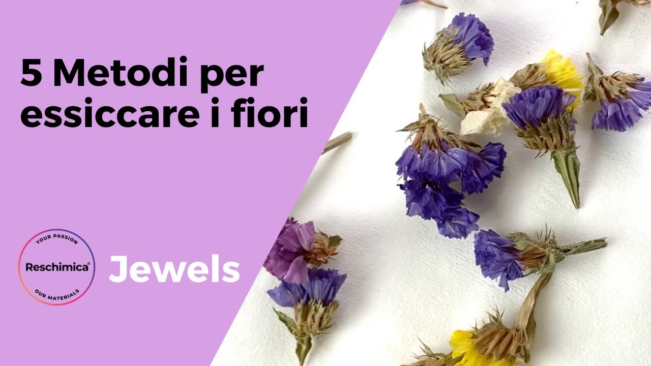 5 Metodi per essiccare i Fiori per le tue Creazioni in Resina