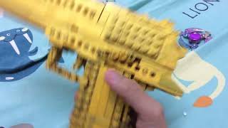 Lego gun - Deagle  by snyzer tech #lego #gun #gold #golden