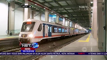 Kereta Bandara Soekarno Hatta Resmi Dibuka untuk Umum Dalam Masa Uji Coba - NET24