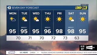 A toasty week ahead for southern Nevada