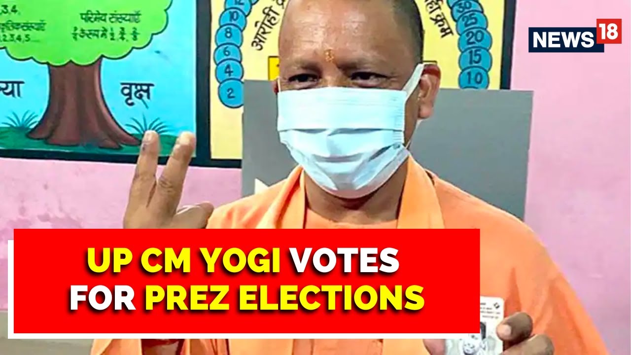 Yogi Adityanath, Uttar Pradesh CM Casts His Vote For The Presidential ...