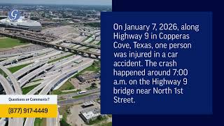 One Injured in Car Accident on Highway 9 in Copperas Cove, TX
