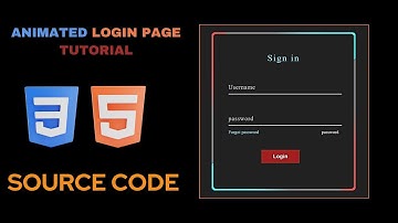 How to Create an Animated Login Page with HTML & CSS | Step-by-Step Tutorial