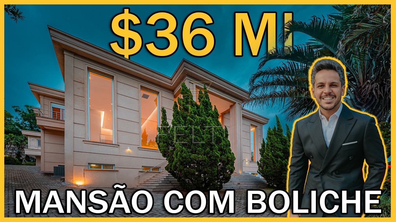 MANSÃO DE R$36.000.000,00 EM ALPHAVILLE - MAIS DE 2000M DE ÁREA - BOLICHE PROFISSIONAL