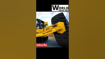 Amazing Heavy-duty tyres Handlers #shorts #machine #tyres