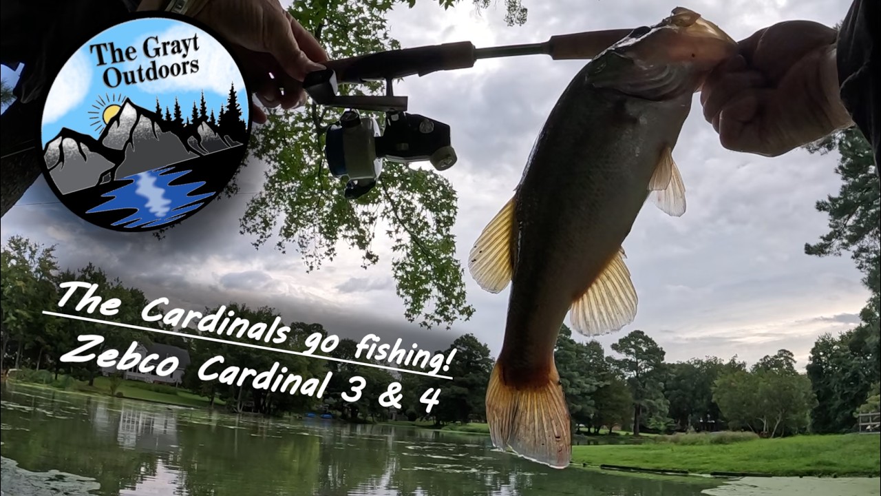 Fishing with the Zebco Cardinal 3 & 4!