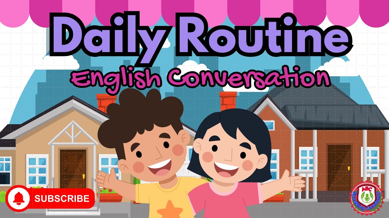 English Conversation for Kids | Daily Routine Sentences | Learn & Speak ...