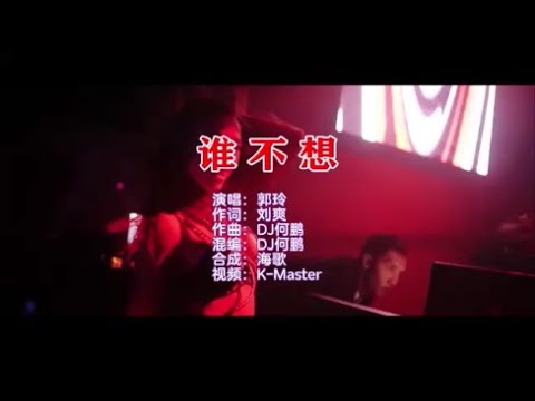 郭玲 《谁不想 （DJ何鹏版）》 KTV 导唱字幕 备有伴奏视频）