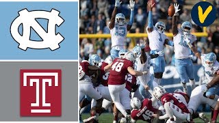 North Carolina vs Temple Highlights | 2019 Military Bowl Highlights | College Football