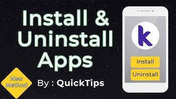 How to Install & Uninstall Apps in Kodular | Install Downloaded Apps | Kodular