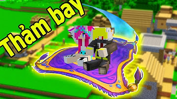 ONE VÀ NOOB YETI CHẾ TẠO THÀNH CÔNG THẢM BAY THẦN KỲ TRONG MINECRAFT