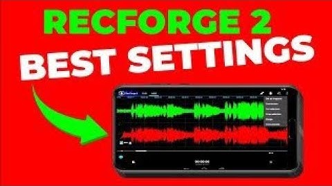 Recforge 2 Tutorial Hindi, Recforge 2 Best Settings, Best Audio Recording app For Android