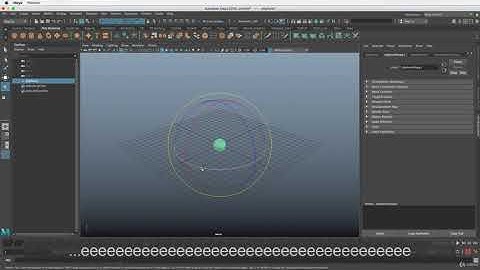 MAYA Tutorial  - Manipulators  & Camera Movements