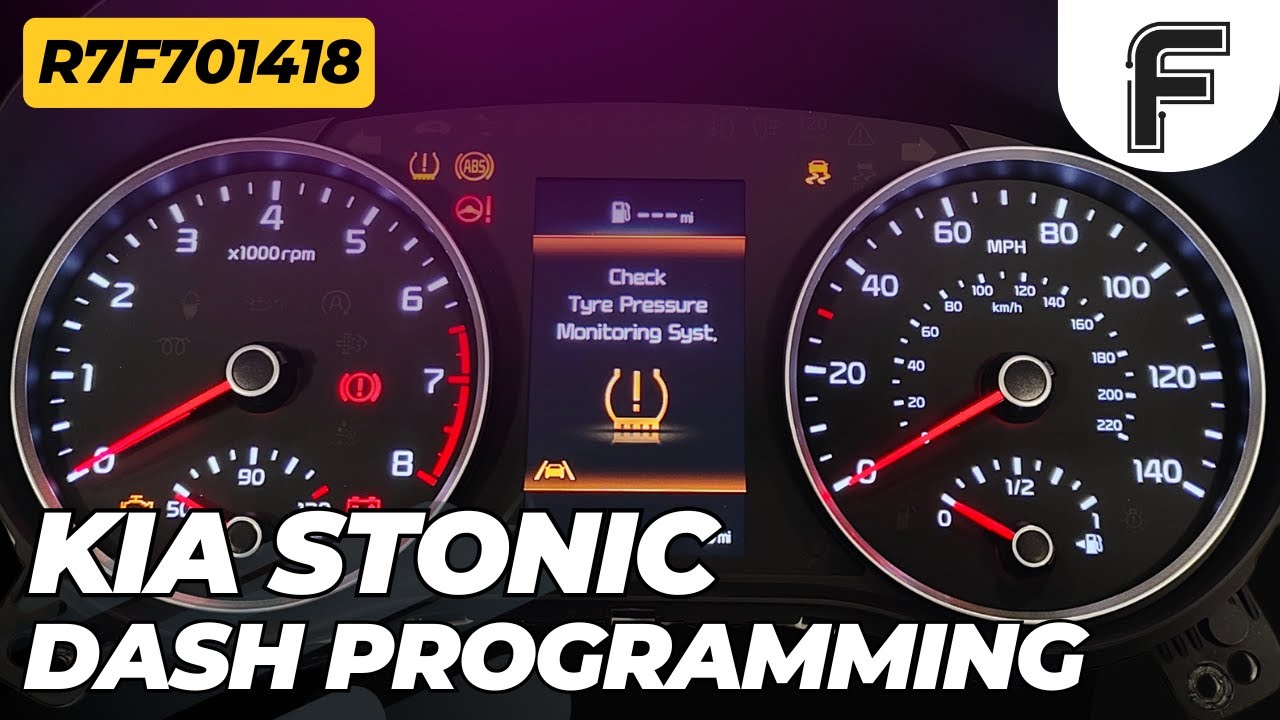 KIA Stonic Instrument Cluster | R7F701418 | Eeprom data + Odometer Programming | Bench Mode