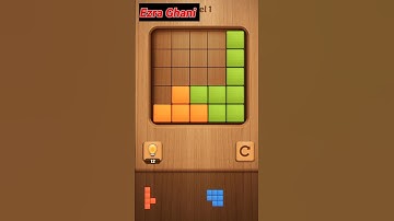 Tetris Animation 😱 game WOOD PUZZLE #78 #tetris #gaming #shorts #coffindance #trending