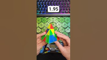 Pyraminx Solve of the Day 8/16 - 1.95 #pyraminx #rubikscube #cubing #speedcubing #puzzle #shorts