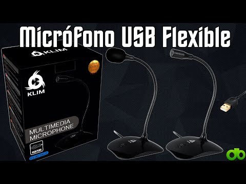 Klim Talk Micrófono USB Flexible Unboxing Review y Test