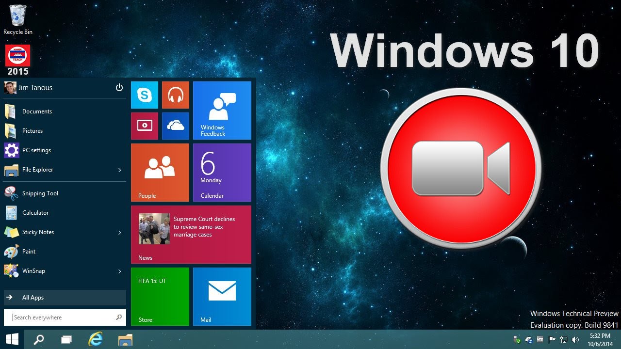 screen recorder windows 10 2021