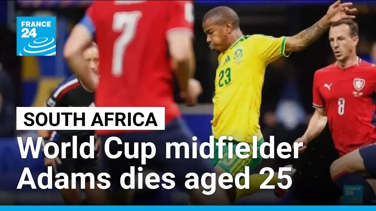 South Africa's Jayden Adams, 25, dies after playing in World Cup • FRANCE 24 English