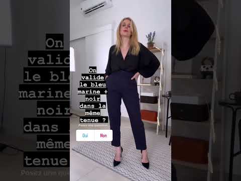 On Valide Le Bleu Marine Et Le Noir Conseilenimage Vêtements Modefemme Style