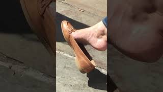 Candid Shoeplay With Faceshot