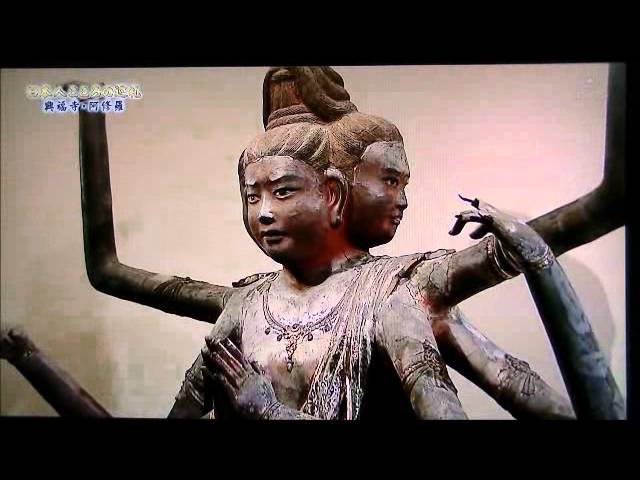 西陣織 掛軸「阿修羅像」 - YouTube