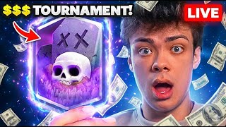 COMPETING in $75,000 CENTER STAGE Clash Royale Tournament NOW!