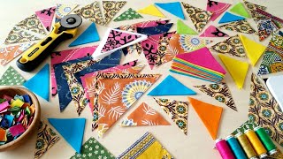 (SMART Technique)☀️ A Mind-Blowing Quilt Block. The Power of Triangles 🔺️ 
