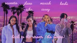 saweetie, jhene aiko // back to the streets (remix) ft. mariah carey, keshi