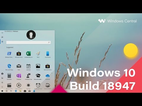 Windows 10 Build 18947 - New Start Menu, Emoji Picker