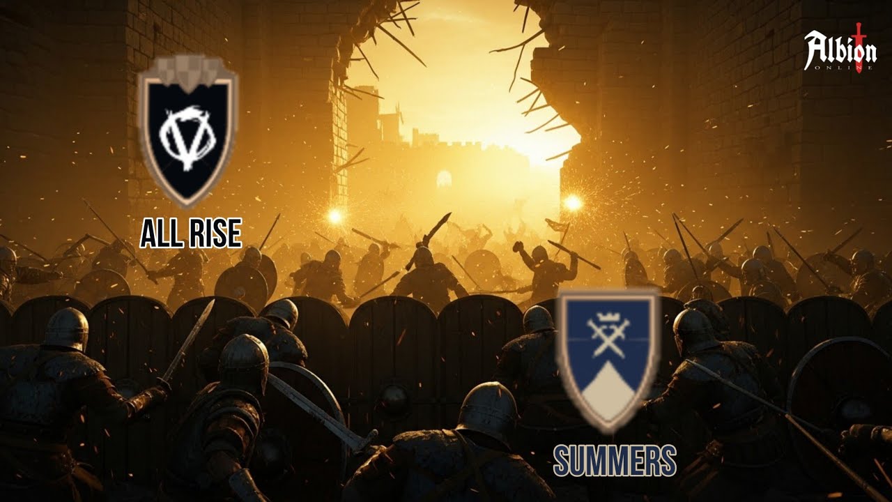 Summers vs All Rise (Castle Siege) 8UTC | Albion Online
