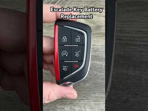 CADILLAC ESCALADE V Key Fob Battery Replacement #carkey #diy #keyfob #keyfob #carkeybattery #howto