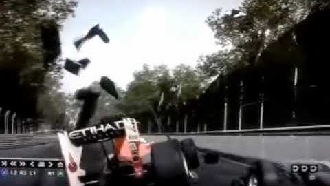 Crash! Collection of F1 2010 crashes.