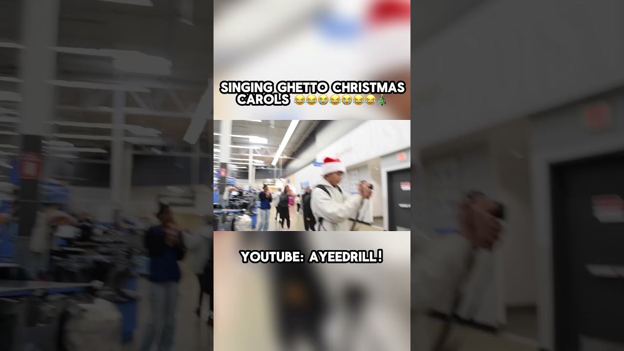 Розыгрыш с пением рождественских песен из гетто! 