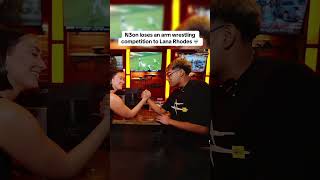 N3On Loses An Arm Wrestling Compeion To Lana Rhodes