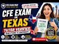 CFE Exam in Texas Tutor Verified Questions &amp; Answers #cfeexamprep #examprep